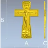 Крест с распятием - 3D модель STL для ЧПУ