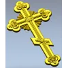 Православный крест в рельефе - stl модель для ЧПУ