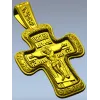 Православный крест-распятие - 3D модель STL для ЧПУ