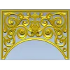 Арочная накладка в стиле рокайль - stl модель для ЧПУ