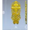 Ornate Orthodox Cross STL for CNC