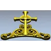 Навершие "Солярный крест" - 3D модель STL для ЧПУ