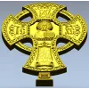Православный крест с образом Спасителя - 3D модель в формате STL для ЧПУ