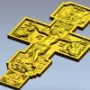 Распятие в восточно-христианском стиле - STL 3D модель для ЧПУ