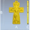 Распятие в рельефе - 3D модель STL для ЧПУ