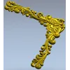Baroque Acanthus Corner STL for CNC Milling