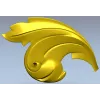 Акантовый угловой завиток - 3D модель STL для ЧПУ