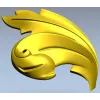 Акантовый угловой завиток - 3D модель STL для ЧПУ