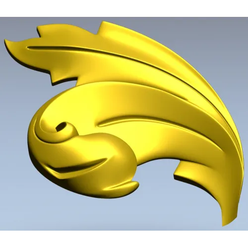Акантовый угловой завиток - 3D модель STL для ЧПУ