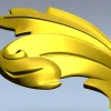 Акантовый угловой завиток - 3D модель STL для ЧПУ