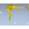 Угловой декор "Ракушечный мотив" - 3D модель STL для ЧПУ