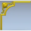 Baroque corner blossom - STL 3D model for CNC router