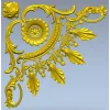 Ornate Rosette Corner STL for CNC