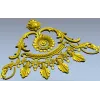 Ornate Rosette Corner STL for CNC