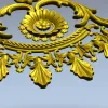 Ornate Rosette Corner STL for CNC