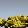 Угловой декор "Листовой венец" - высокодетализированная stl модель для ЧПУ