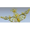 Rococo Floral Corner STL for CNC Carving