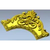 Угловой декор в стиле рококо - 3D модель STL для ЧПУ