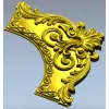 Угловой декор в стиле рококо - 3D модель STL для ЧПУ