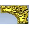 Угловой декор в стиле рококо - 3D модель STL для ЧПУ