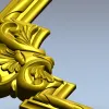 Угловой картуш в барочном стиле - 3D модель STL для ЧПУ