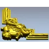 Угловой картуш в барочном стиле - 3D модель STL для ЧПУ