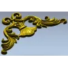Угловой декор в стиле рокайль - 3D модель STL для ЧПУ