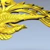 Угловой декоративный элемент "Феникс-уголок" - STL для ЧПУ