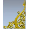 Угловой декор "Аурелия" - 3D модель STL для ЧПУ