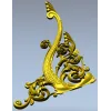 Угловой декор "Аурелия" - 3D модель STL для ЧПУ