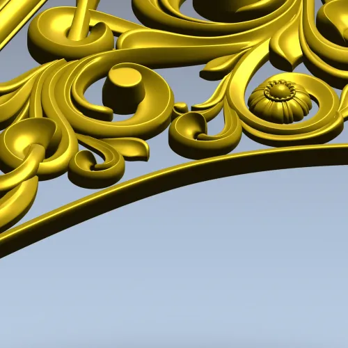 Рокайльный уголок - 3D модель STL для ЧПУ