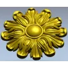 Розетка "Цветочный медальон" - 3D модель STL для ЧПУ