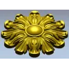 Розетка "Цветочный медальон" - 3D модель STL для ЧПУ