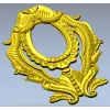 Барочный овальный картуш для ЧПУ - 3D модель в формате STL