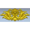 Acanthus Shell Cartouche STL for CNC