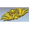 Acanthus Shell Cartouche STL for CNC