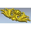 Acanthus Shell Cartouche STL for CNC