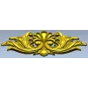 Acanthus Shell Cartouche STL for CNC