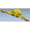 Рокайльный картуш в высоком барельефе - 3D модель STL для ЧПУ