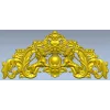 Baroque Twin-Lion Cartouche - STL model for CNC