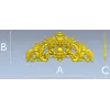 Baroque Twin-Lion Cartouche - STL model for CNC