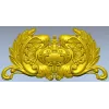 Baroque Acanthus Cartouche - STL 3D Model for CNC Router