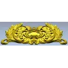 Baroque Acanthus Cartouche - STL 3D Model for CNC Router