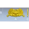 Baroque Acanthus Cartouche - STL 3D Model for CNC Router