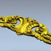 Рокайльный картуш для ЧПУ - 3D модель в формате STL для фрезеровки