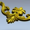 Baroque Acanthus Cartouche - STL 3D model for CNC carving