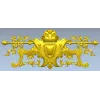 Baroque Cartouche 3D STL for CNC Router