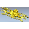 Baroque Cartouche 3D STL for CNC Router