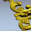 Baroque Acanthus Corner STL