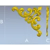Baroque Acanthus Corner STL